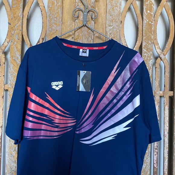 ARENA SWIMMING KAZAN USA SWIMMING T SHIRT XXL - Picture 3 of 6
